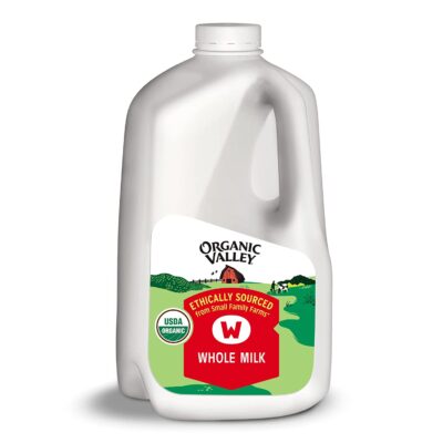 Organic Valley, Ultra Pasteurized Organic Whole Milk, Gallon, 128 fl oz