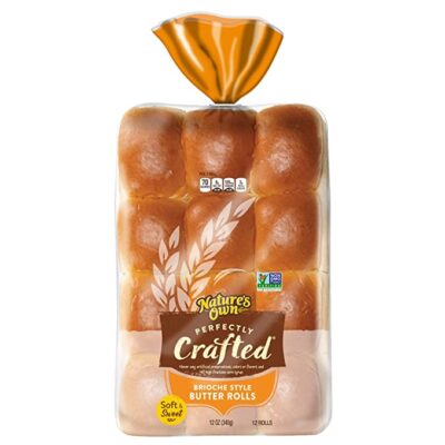 Nature's Own, Brioche Dinner Rolls, 12 Count