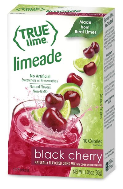 TRUE LIME Black Cherry Limeade Drink Mix (10 Count - 1 pack)