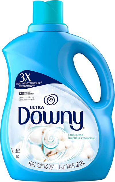 Downy Clean Breeze Laundry Fabric Conditioner Liquid (Fabric Softener), 51 Fl Oz, 60 Loads